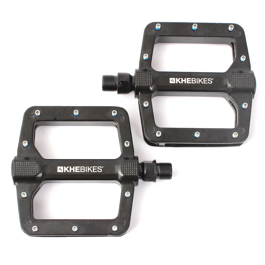 PEDALES BMX MVP 9/16 PULGADAS PIN ALUMINIO NEGRO KHEBIKES 5/5