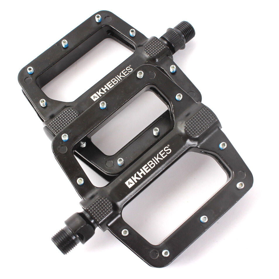 PEDALES BMX MVP 9/16 PULGADAS PIN ALUMINIO NEGRO KHEBIKES 4/5