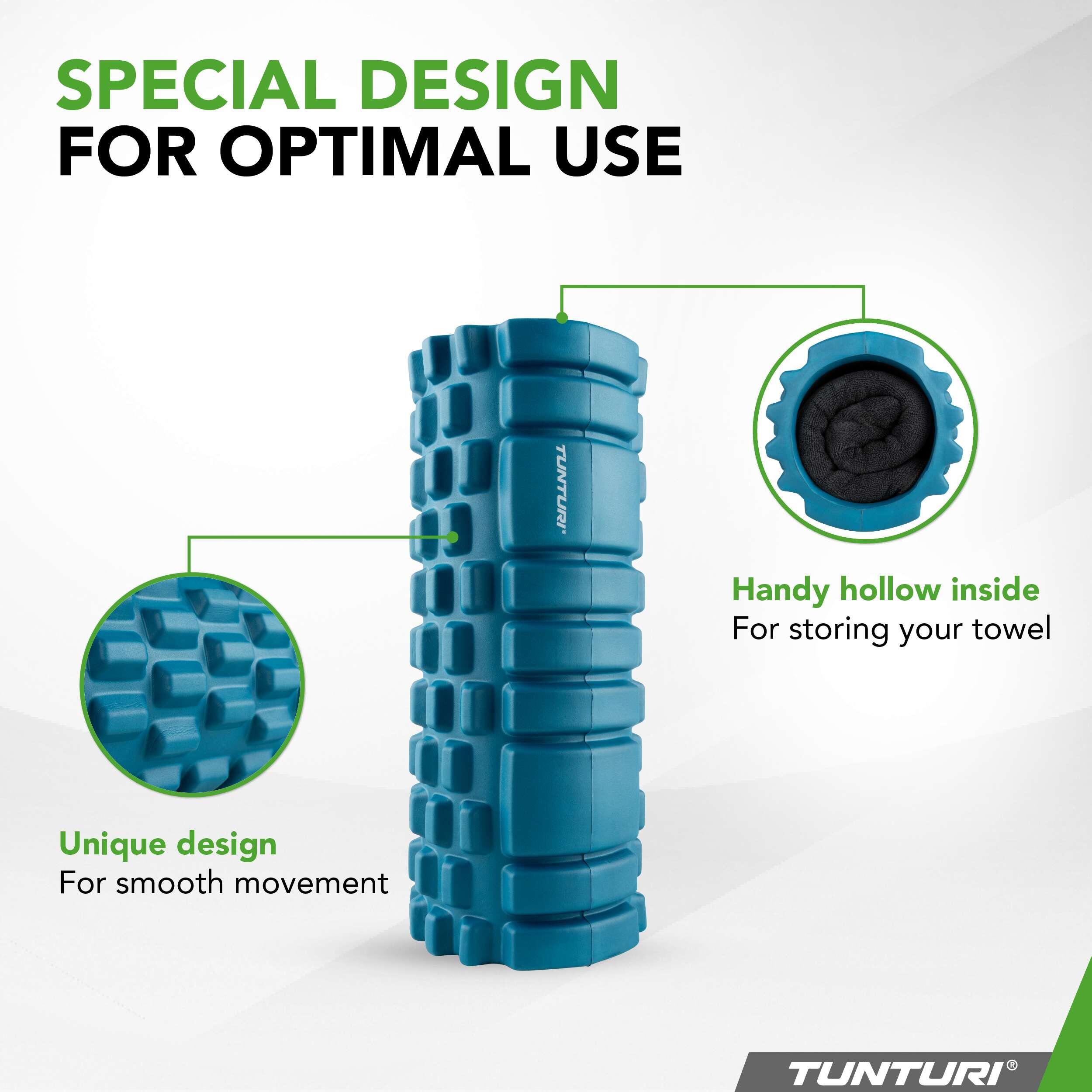 Rodillo De Masaje 33 cm Tunturi Yoga Grid Foam Roller 5/7