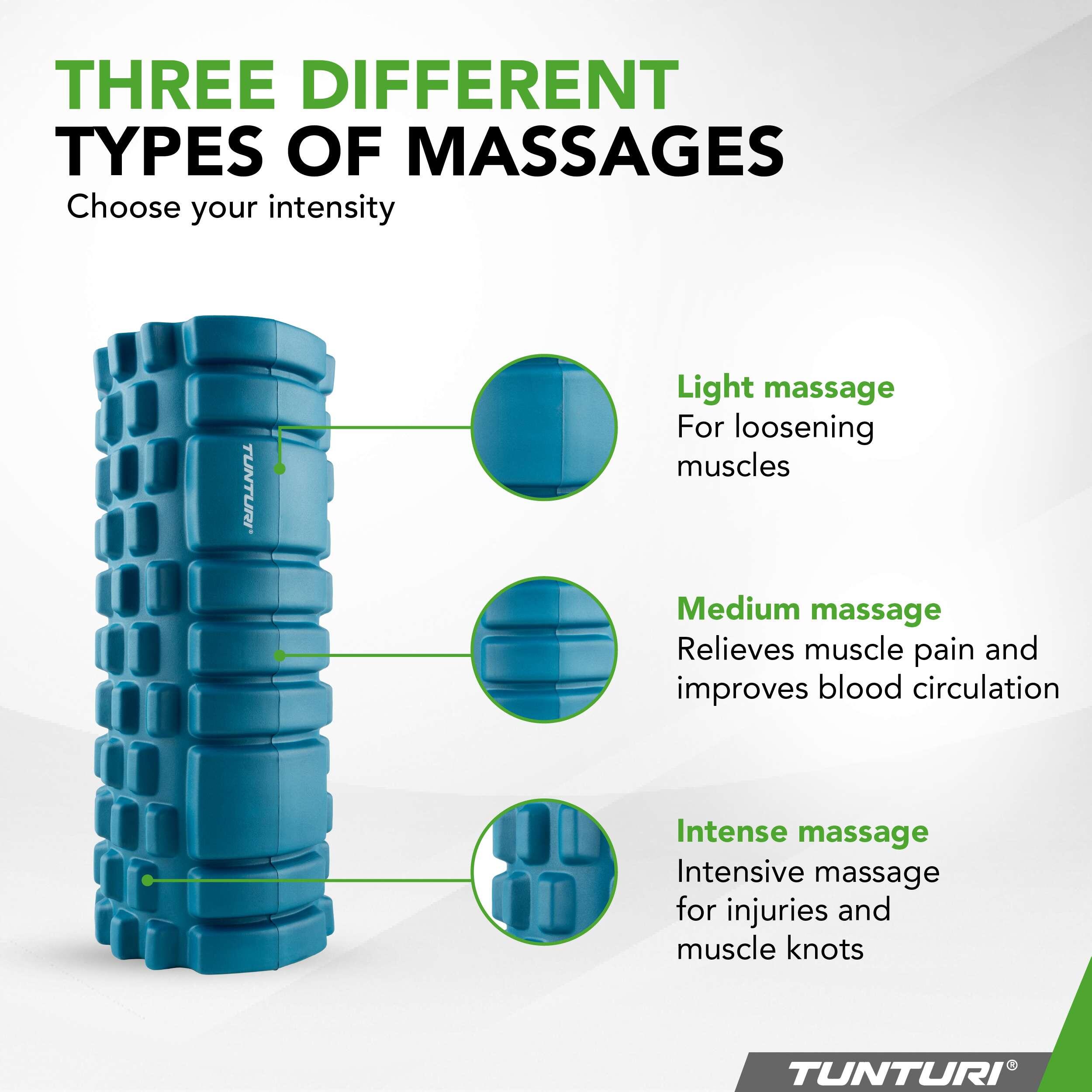Rodillo De Masaje 33 cm Tunturi Yoga Grid Foam Roller 7/7