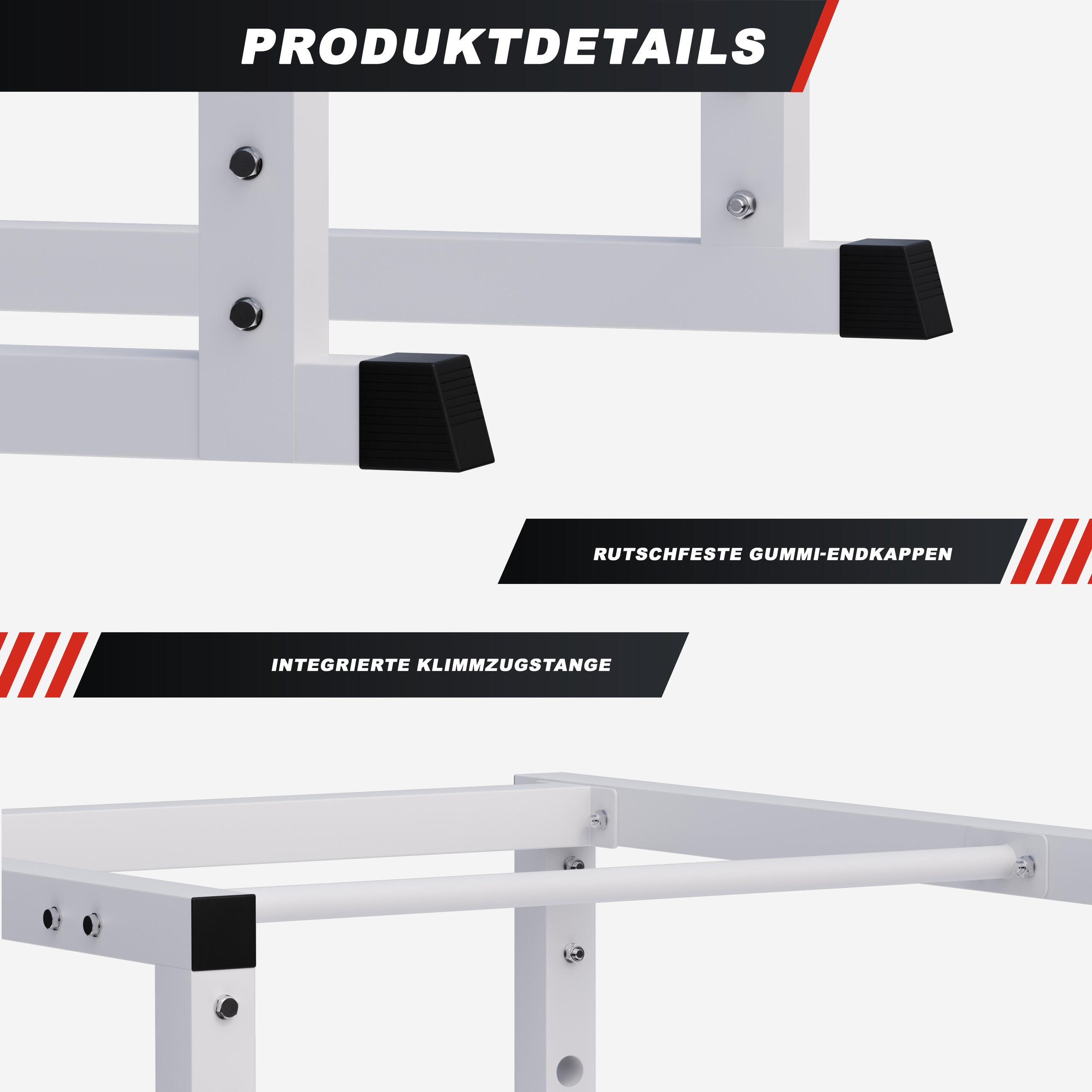 Rack Musuclación y Corss Training Gorilla Sports Blanco 5/7
