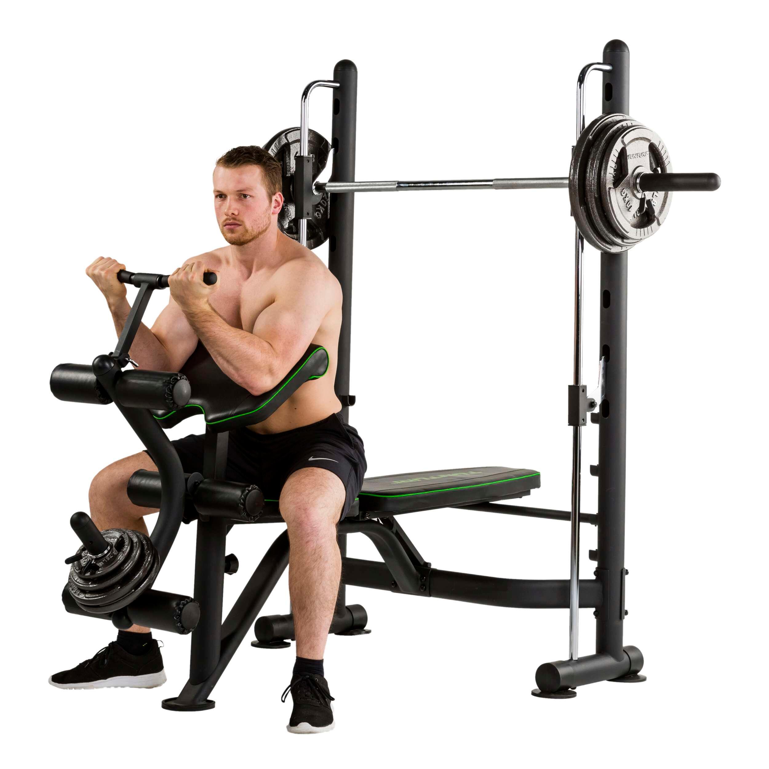 Aparato de cargas guiadas máquina de gimnasio Tunturi Halterbank SM60 7/7