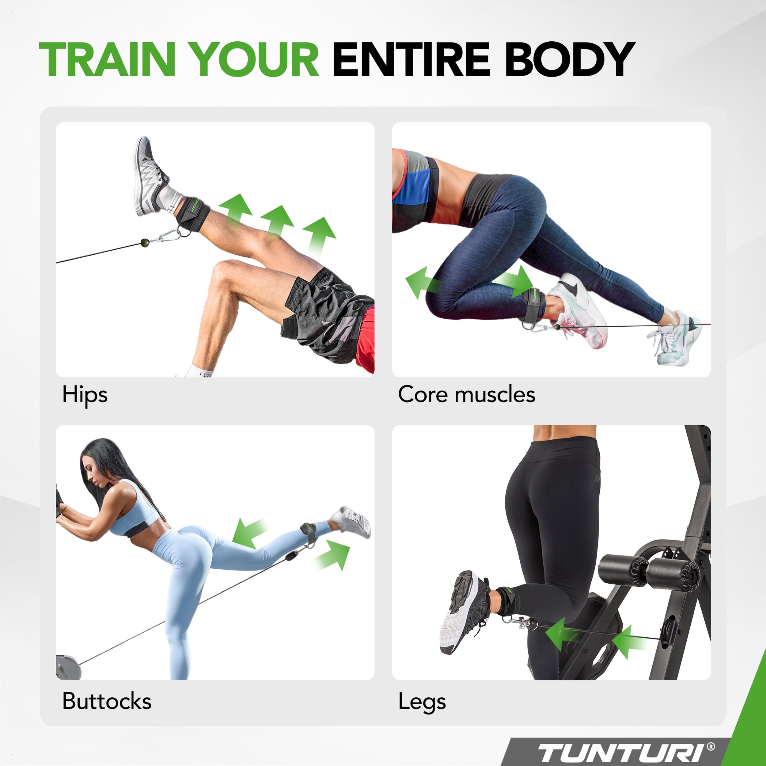 Extensión de Estación de Entrenamiento Muñequera Ajustable Tunturi 6/6