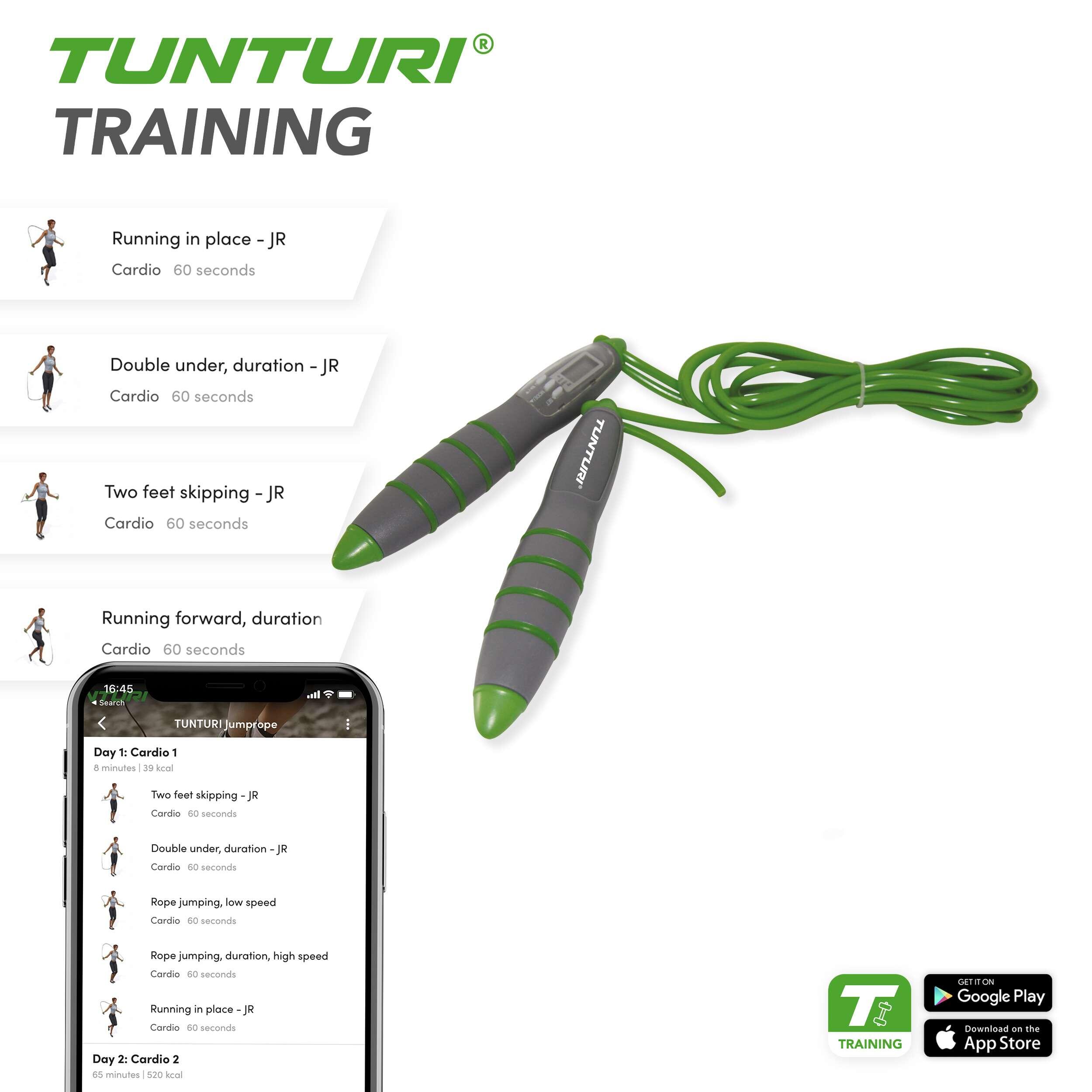 Cuerda Fitness Contador Digital Asas Ergonómicas Tunturi 3/3