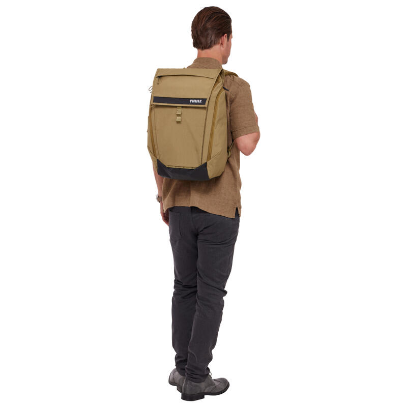 Rucsac urban cu compartiment laptop, Thule, Paramount, 27L, Nutria brown