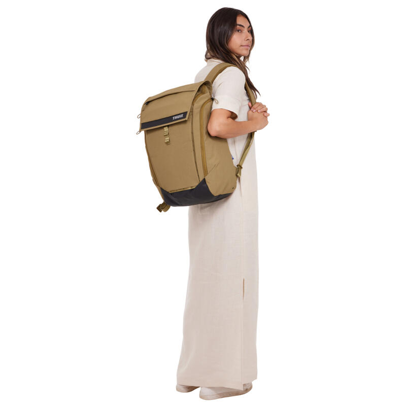 Rucsac urban cu compartiment laptop, Thule, Paramount, 27L, Nutria brown