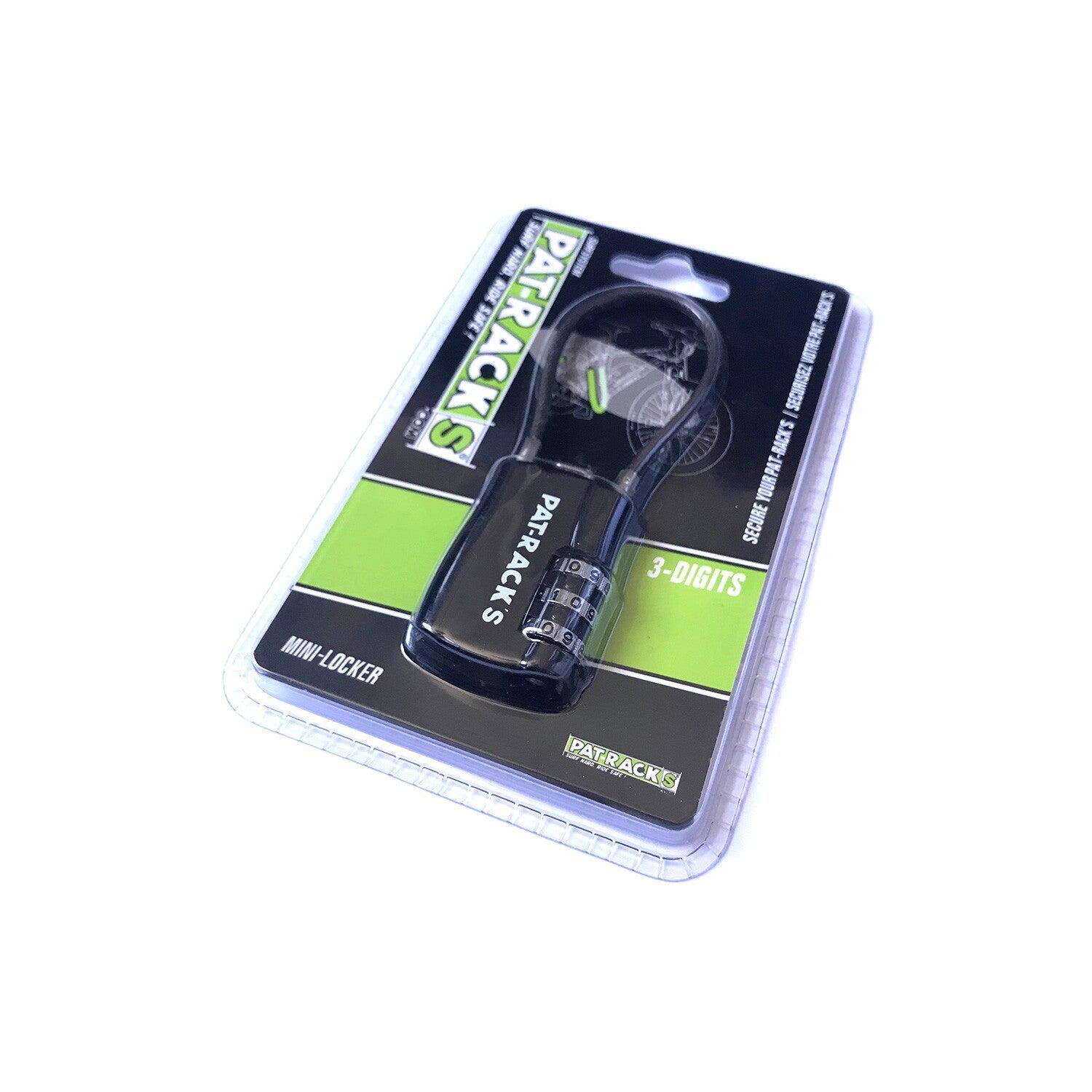 PAT RACKS - Cadenas Mini-Locker pour Velo Shortboard / Longboard ou Scooter 2/3