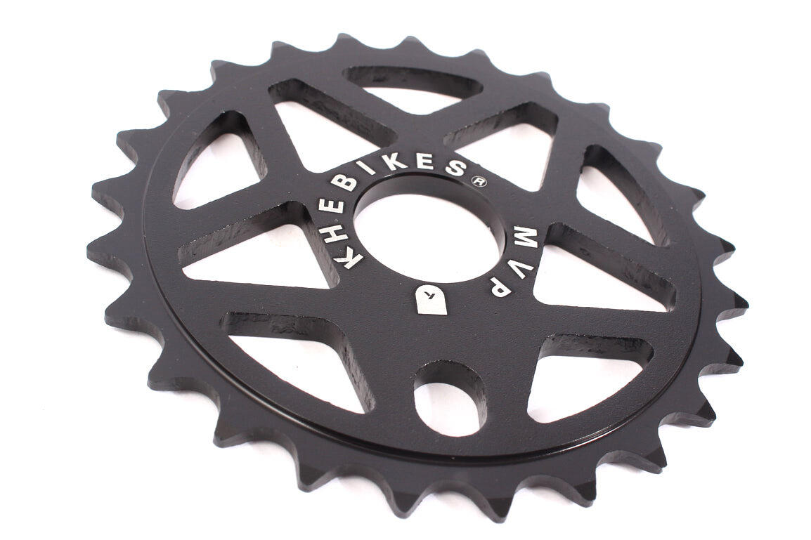 BMX KETTENBLATT MVP SCHWARZ ALU 25T KHEBIKES 3/4