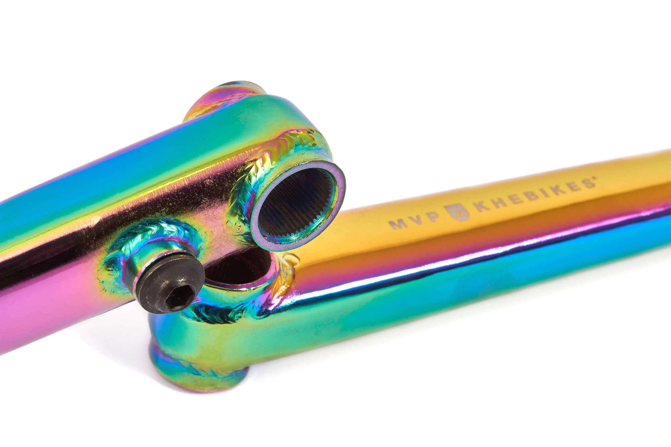 BIELAS BMX MVP 48T OIL SLICK KHEBIKES 2/4