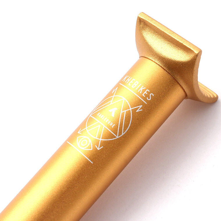 KHEbikes Pivotal BMX Seatpost 200 mm Gold