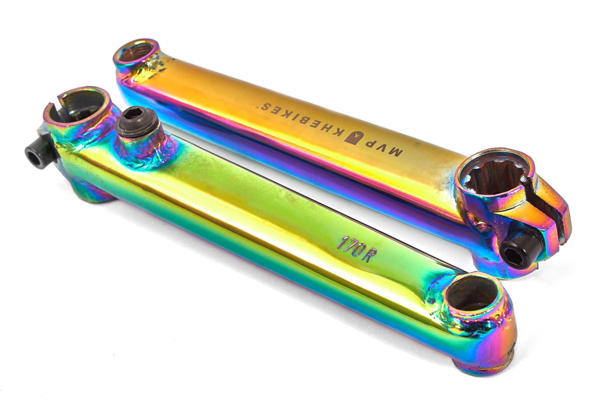 BRAS DE MANIVELLE BMX MVP 8T OIL SLICK KHEBIKES 3/4