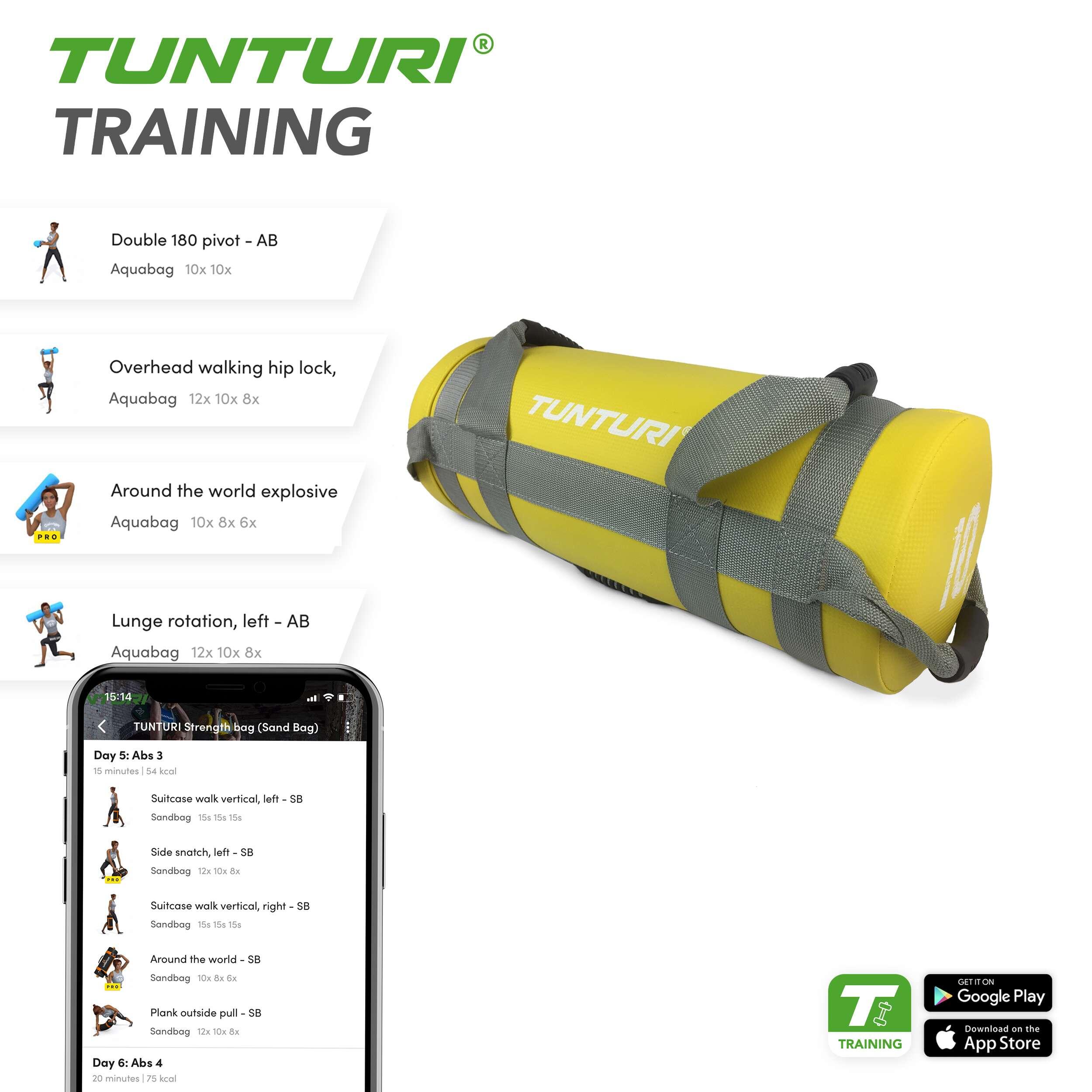 Sac d'entraînement 10kg jaune 4/7