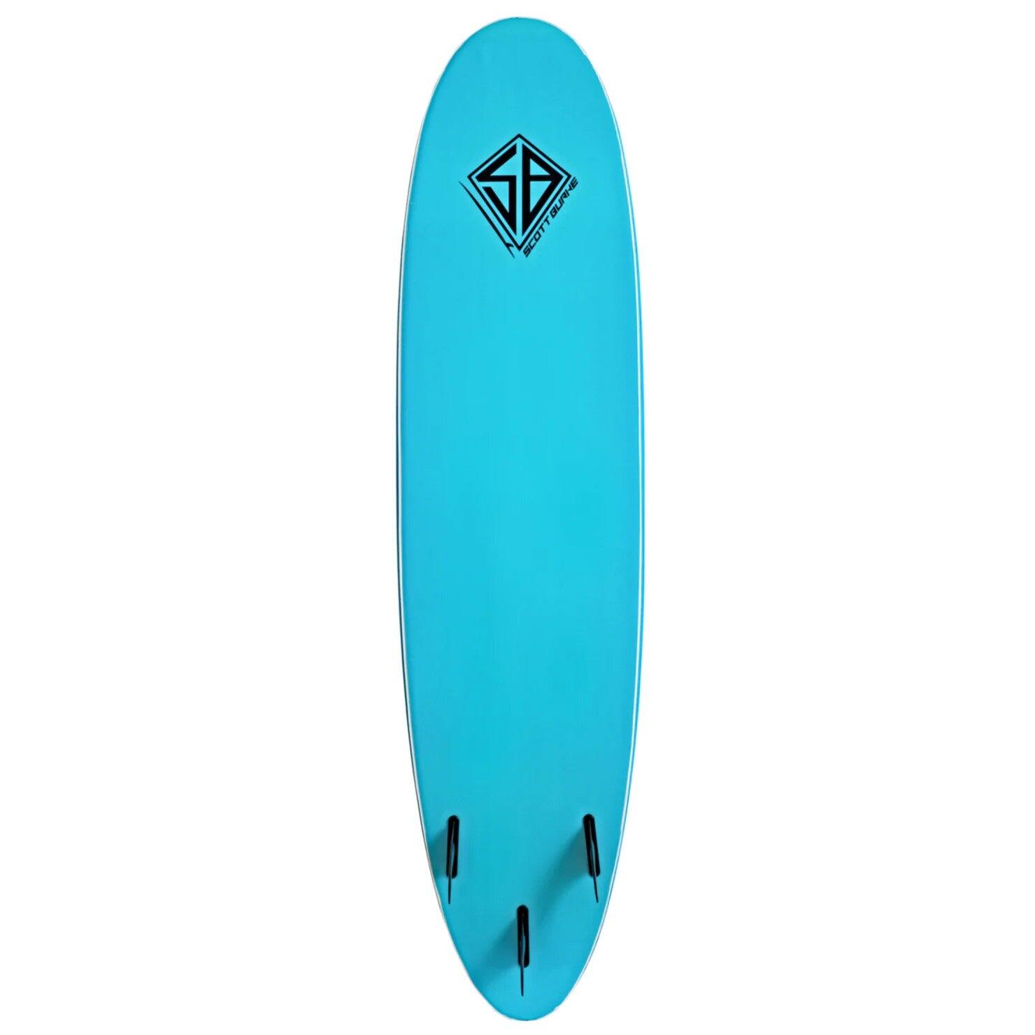 CBC - Tabla de surf de espuma - Tabla blanda 7'6 Scott Burke - Azul claro 2/5