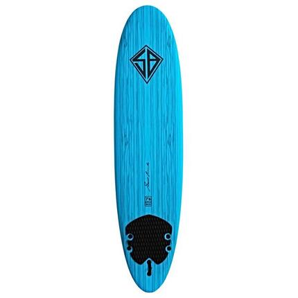 CBC - Planche de Surf en mousse - Softboard 7'6 Scott Burke - Light Blue