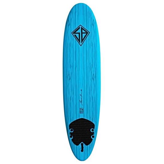 CBC - Planche de Surf en mousse - Softboard 7'6 Scott Burke - Light Blue