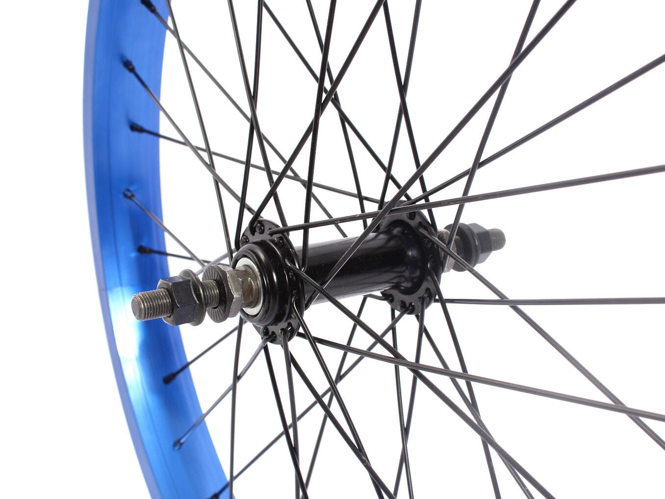 ROUE BMX AVANT BLEUE 20" KHEBIKES 2/4