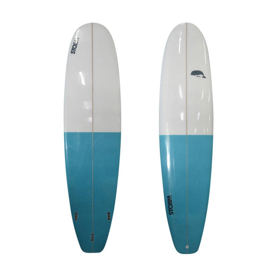 STORM STORM - Prancha de Surf - Mini Malibu - 6'6 - Beluga - Azul / Branco