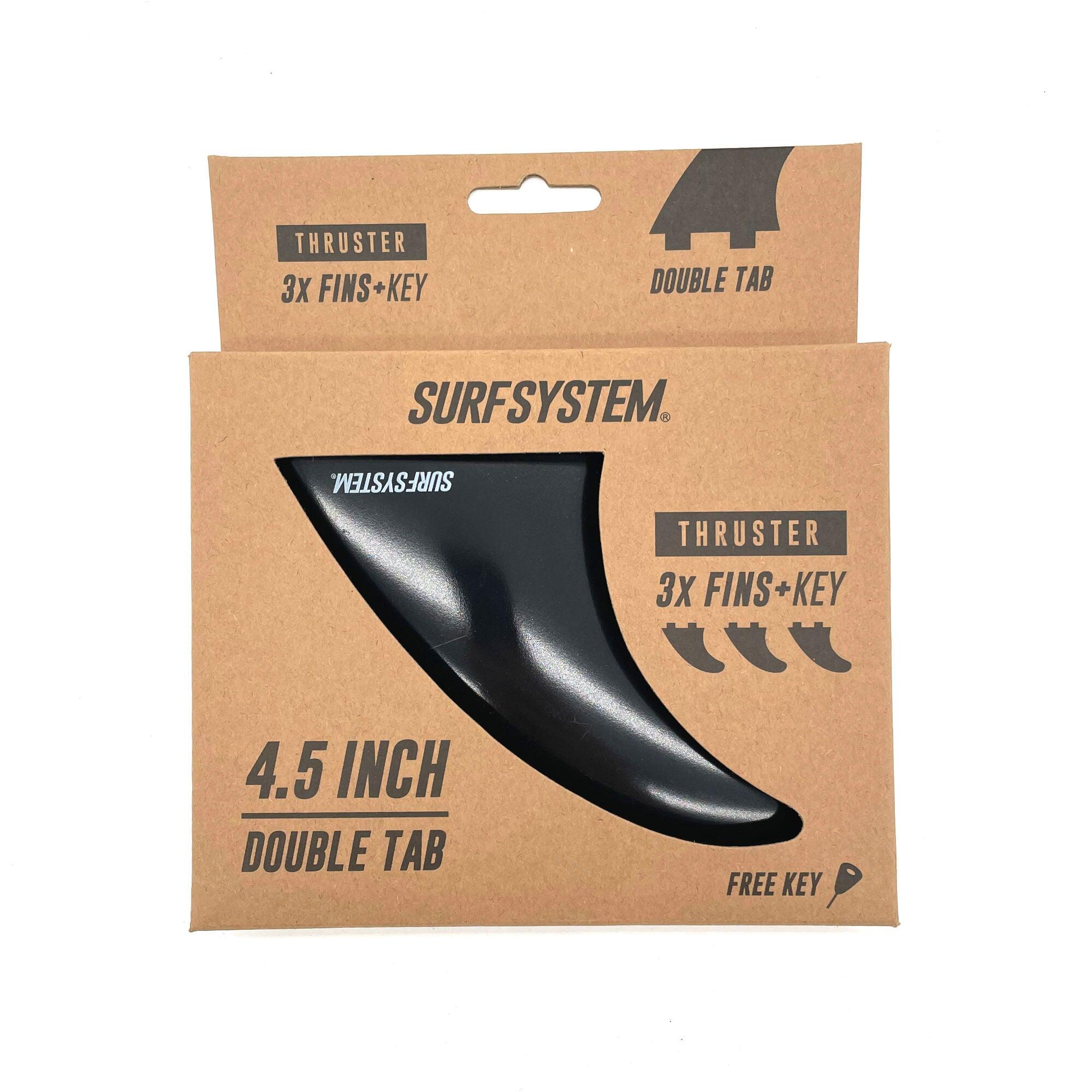 SURF SYSTEM - Set de 3 dérives avec clé - Thruster - FCS Compatible - Black 2/4