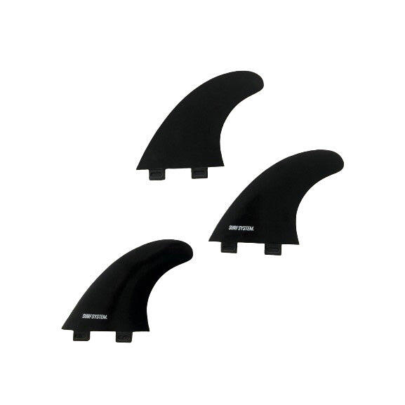 SURF SYSTEM - Set de 3 dérives avec clé - Thruster - FCS Compatible - Black 4/4