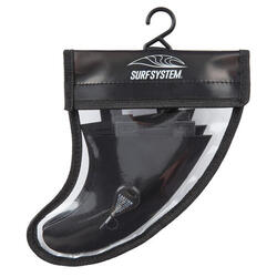 SURF SYSTEM - Set de 3 dérives avec clé - Thruster - FCS Compatible - Black