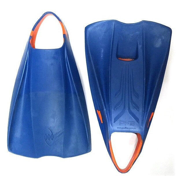Pod - pf2 - barbatanas de bodyboard - azul / laranja