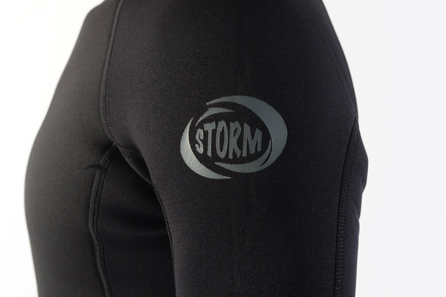 STORM - Combinaison de surf - Integrale 3/2mm - Back Zip - Black 3/4
