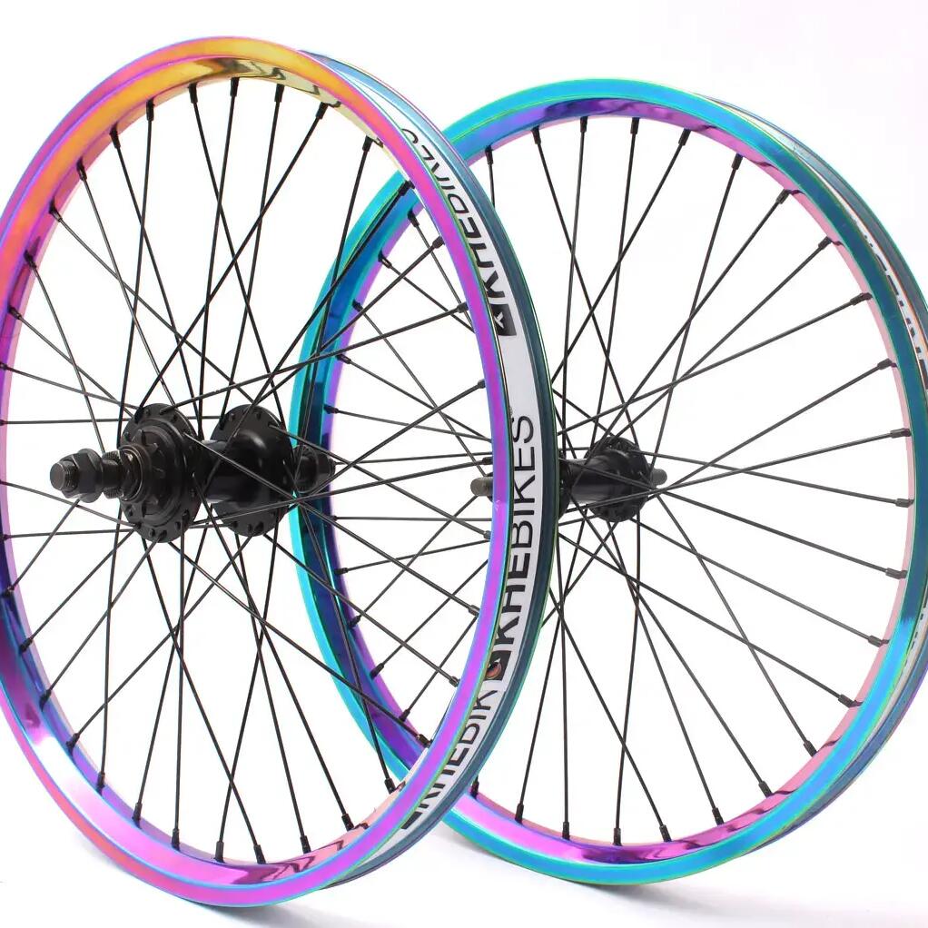 MVP 20-inch BMX balance bike set, Oil Slick, 14mm, black and white, KHEBIKES