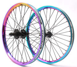 JEU DE ROUES BMX MVP 20 POUCES OIL SLICK 14MM S/B KHEBIKES