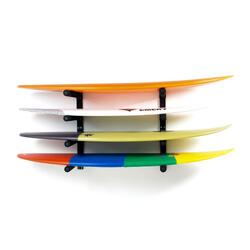 SURF SYSTEM - Support Mural Quadruple Rack (Shortboards, Longboards, SUPs)