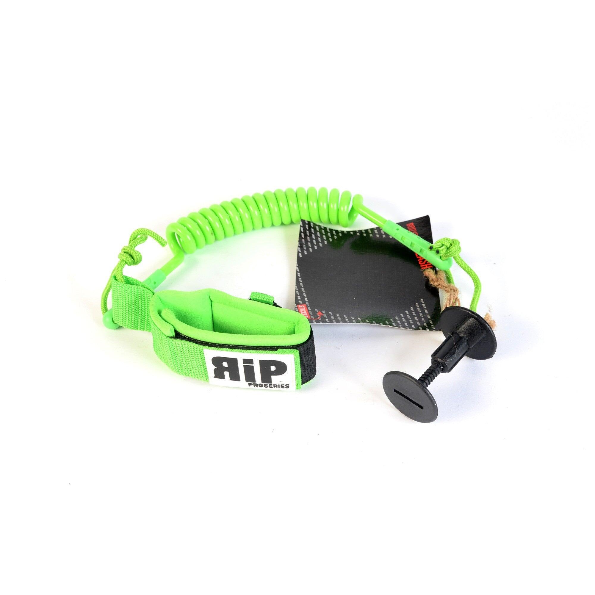RIP – Bodyboard-Handleine ohne Drehgelenk – Neon Green 2/2