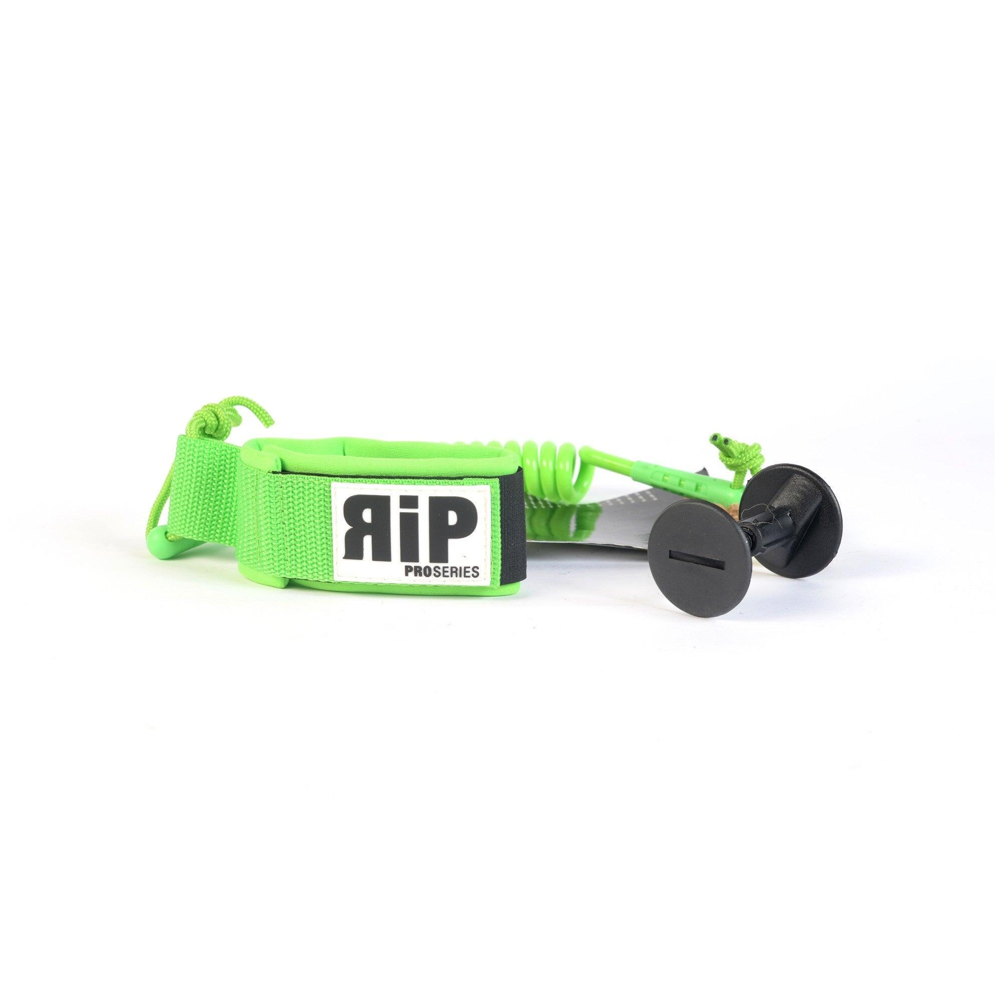 RIP – Bodyboard-Handleine ohne Drehgelenk – Neon Green 1/2