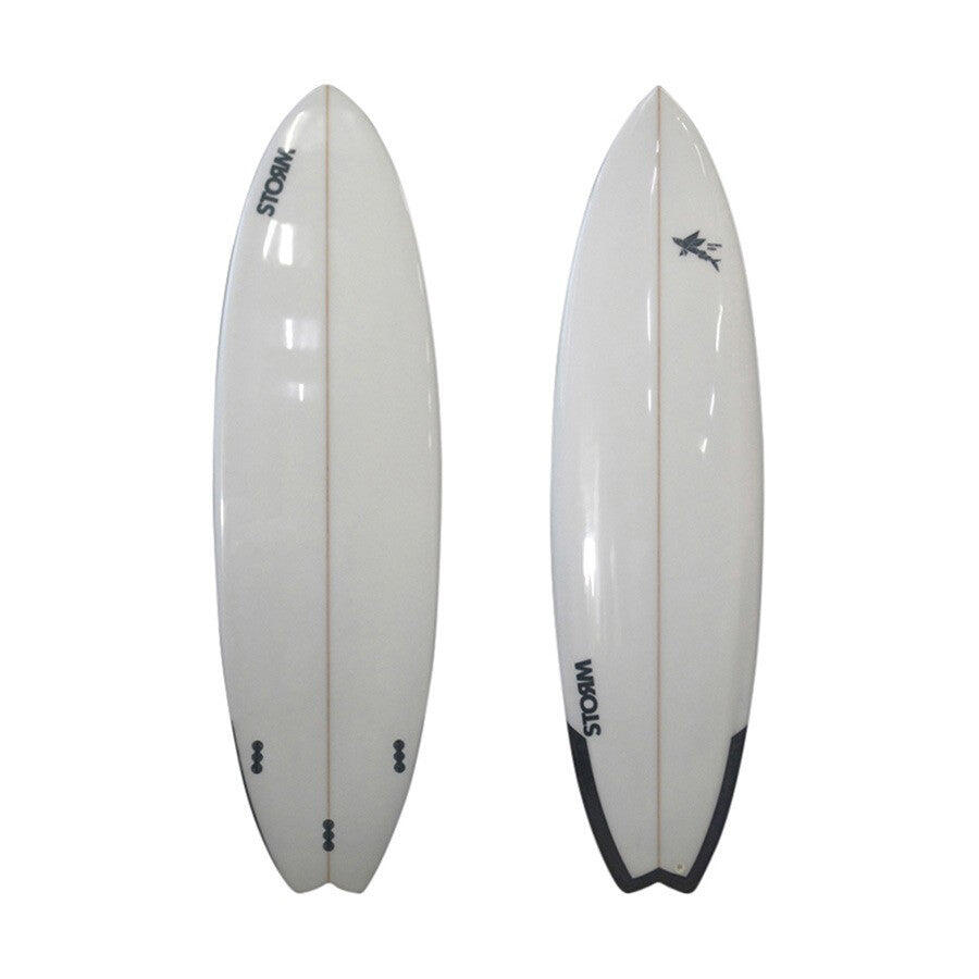 STORM STORM - Prancha de Surf - Peixe Voador 6'10 - Branco