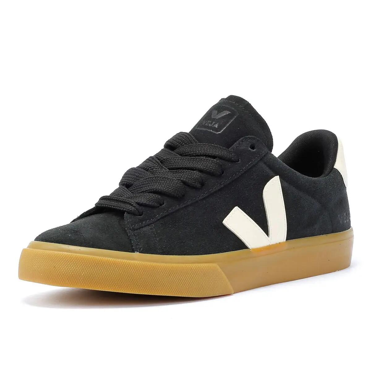 Veja Campo Suede Men's Black Trainers 3/6