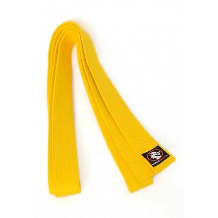 Ceinture piquée de judo jaune