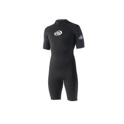 STORM - Combinaison de surf - Shorty 2mm - Back Zip - Black