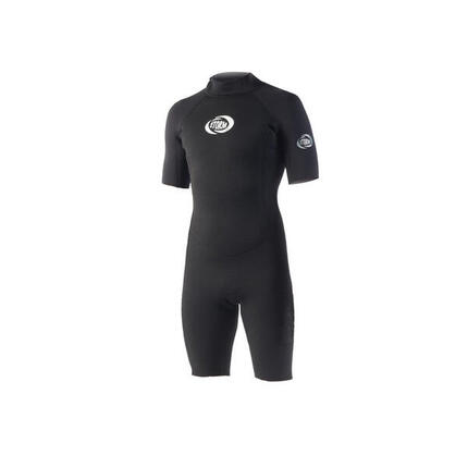 STORM - Combinaison de surf - Shorty 2mm - Back Zip - Black