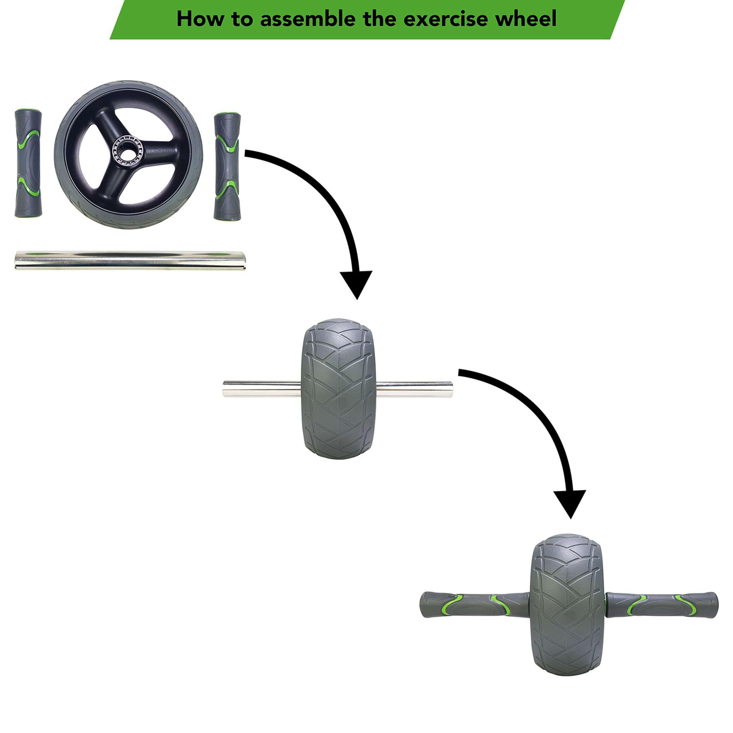 AB roller - Entraîneur des muscles abdominaux - Roue d'entraînement De Luxe 3/6