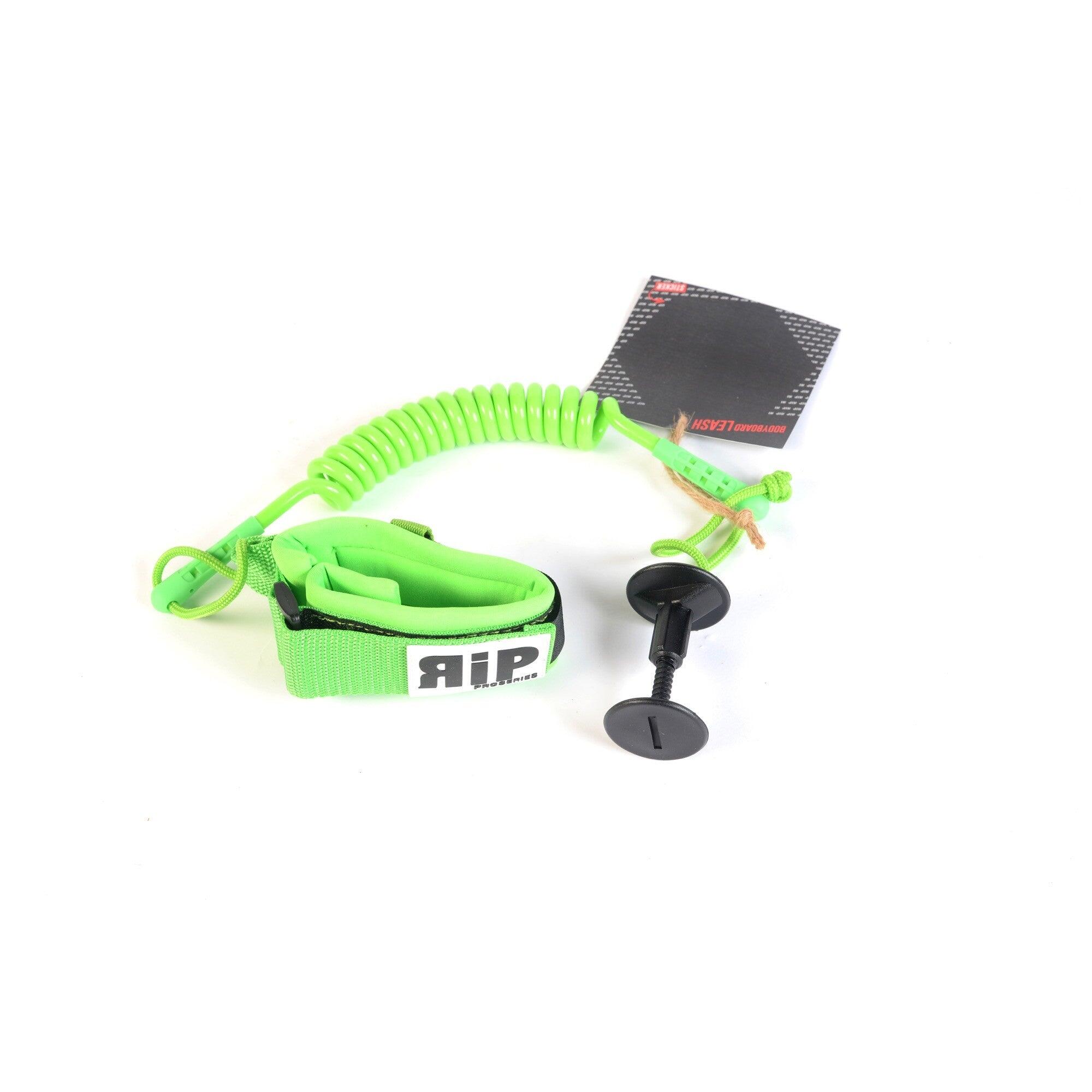 RIP - Leash Biceps Bodyboard No Swivel - Neon Green 2/2