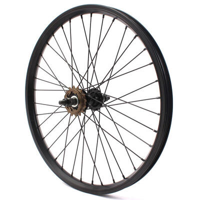 Koło Tylne Bmx Czarne 20" 10Mm Khebikes