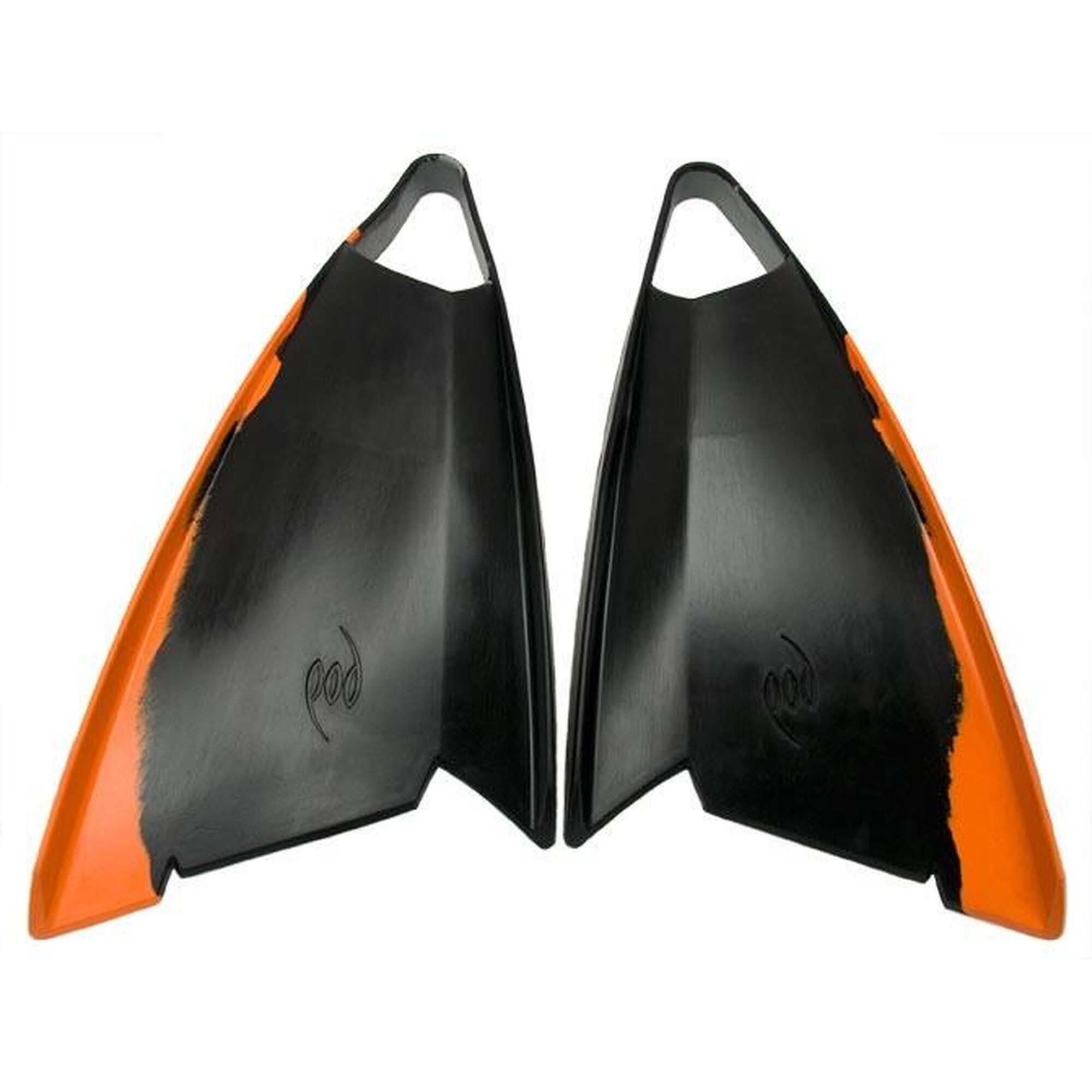 Pod - Pod - Pf3 - Palmes Bodyboard - Black / Orange - Palmes - Noir|orange - Decathlon