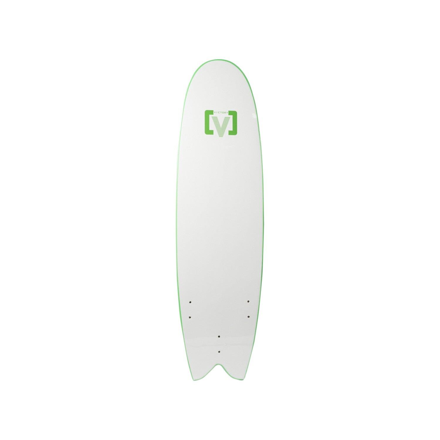 VICTORY - EPS Softboard - Tabla de surf de espuma - Fish 6'6 - Verde 2/4