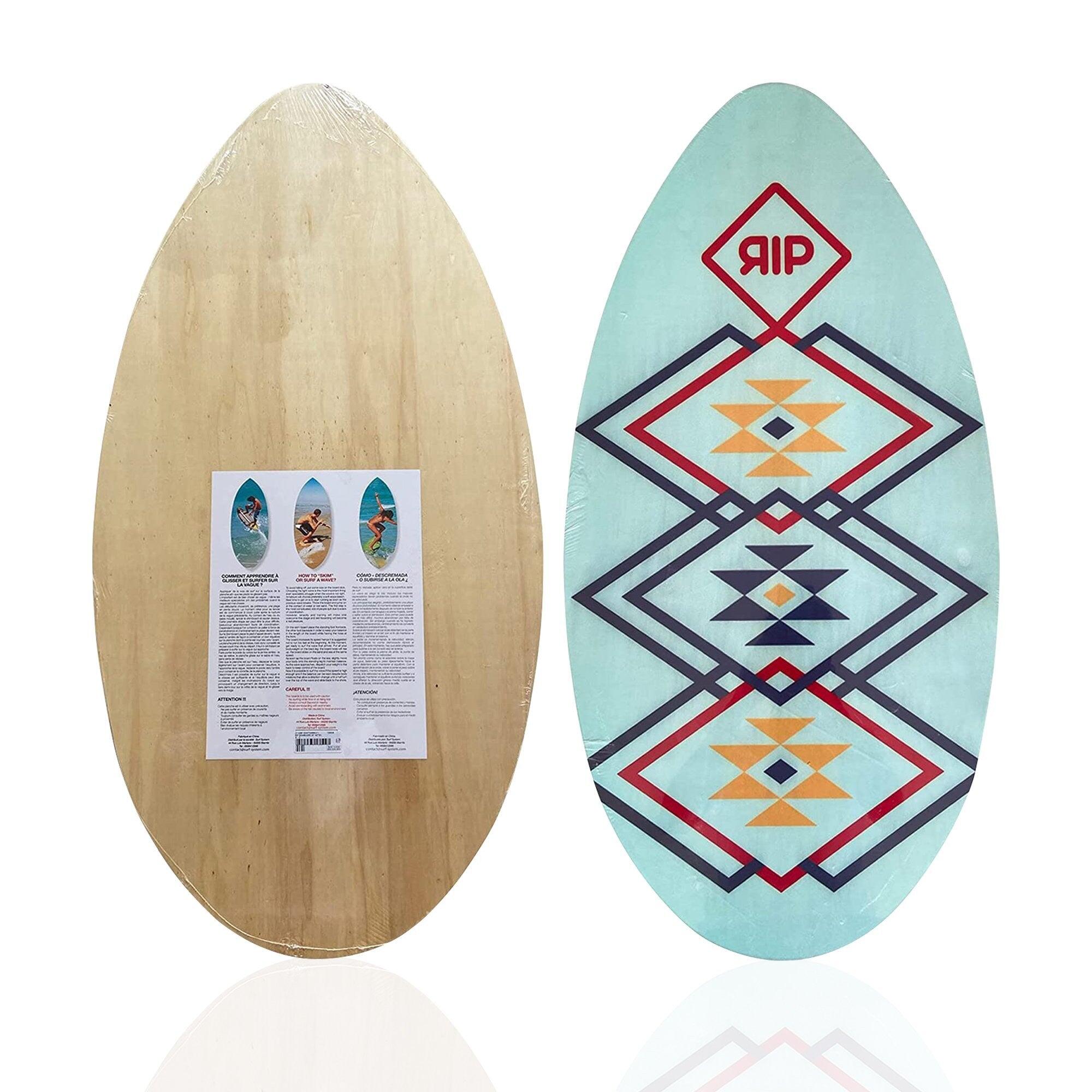 RIP RIP - Skimboard de Madeira - Asteca 35 polegadas