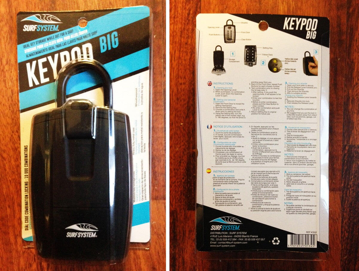 SURF SYSTEM - KeyPod Big (Cadenas Sécurité à Code) 2/5