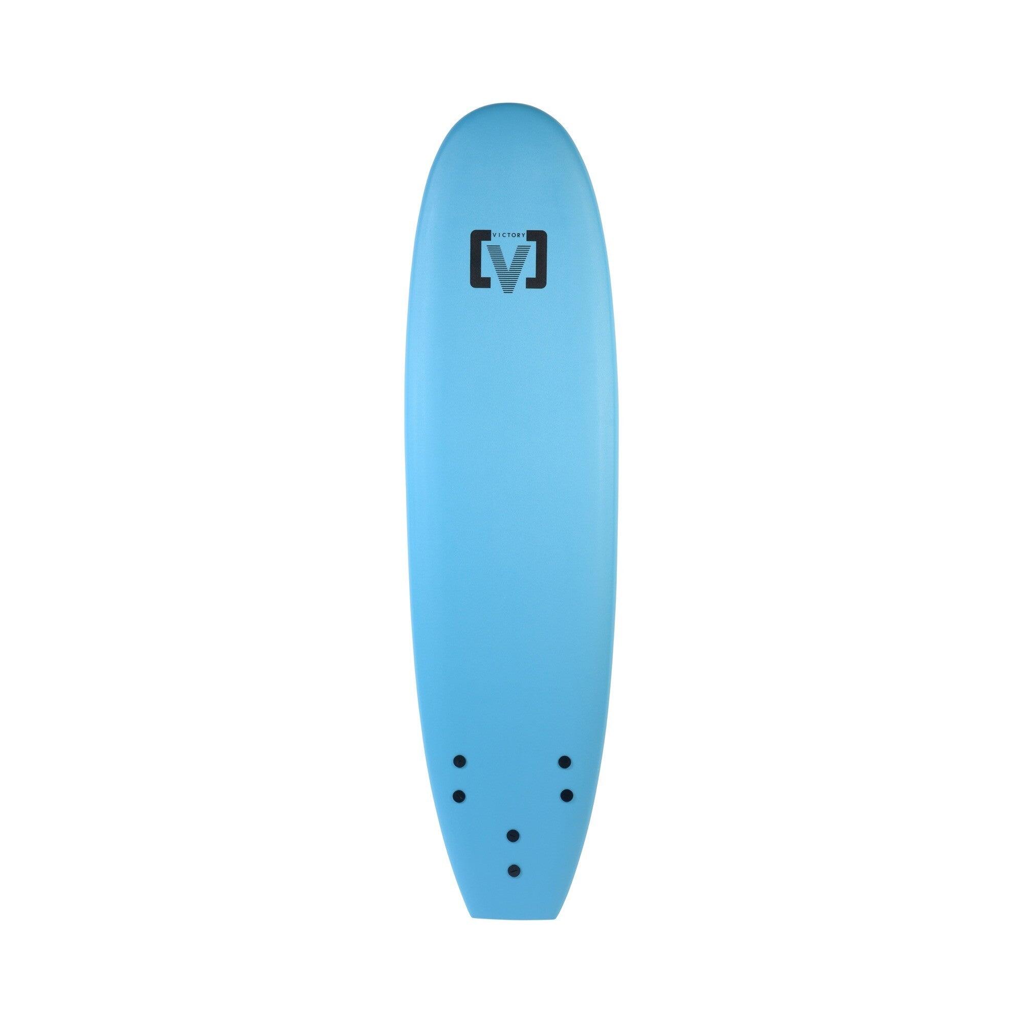 Victory - Victory - Eps Softboard - Planche Surf En Mousse Malibu Hi-volume 7'0 - Sky Blue - Planche De Surf - Bleu|jaune - Taille Unique - Decathlon