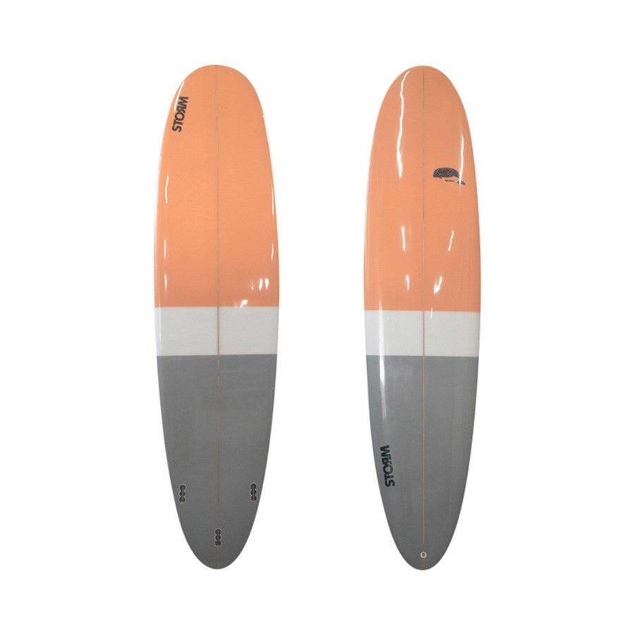 STORM STORM - Prancha de surf - Minimal - 7'2 - Beluga - Laranja / Cinza