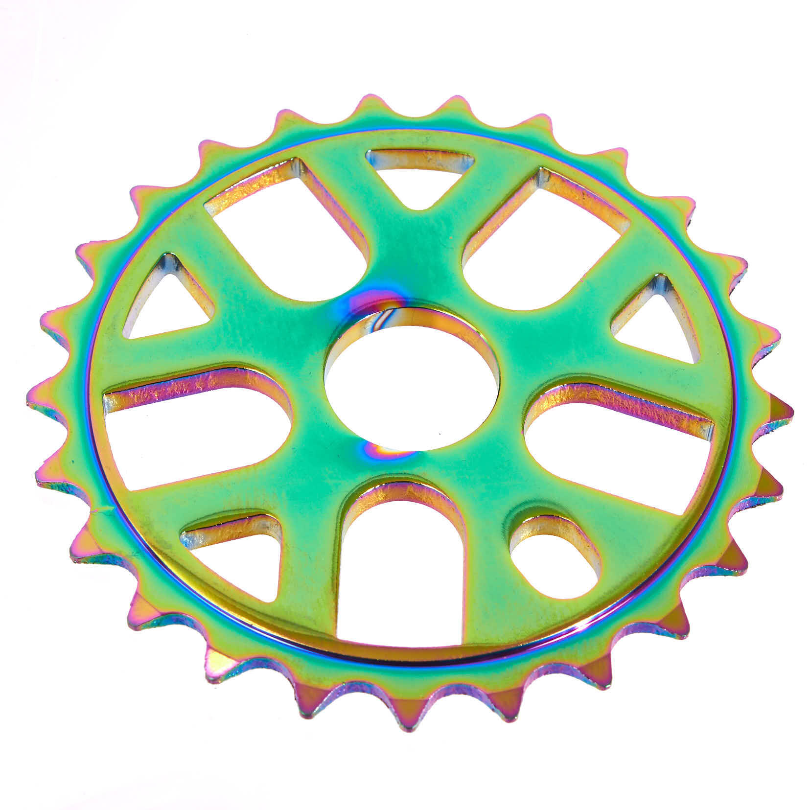 BMX PLATO MVP OIL SLICK ALU 25T KHEBIKES 2/5