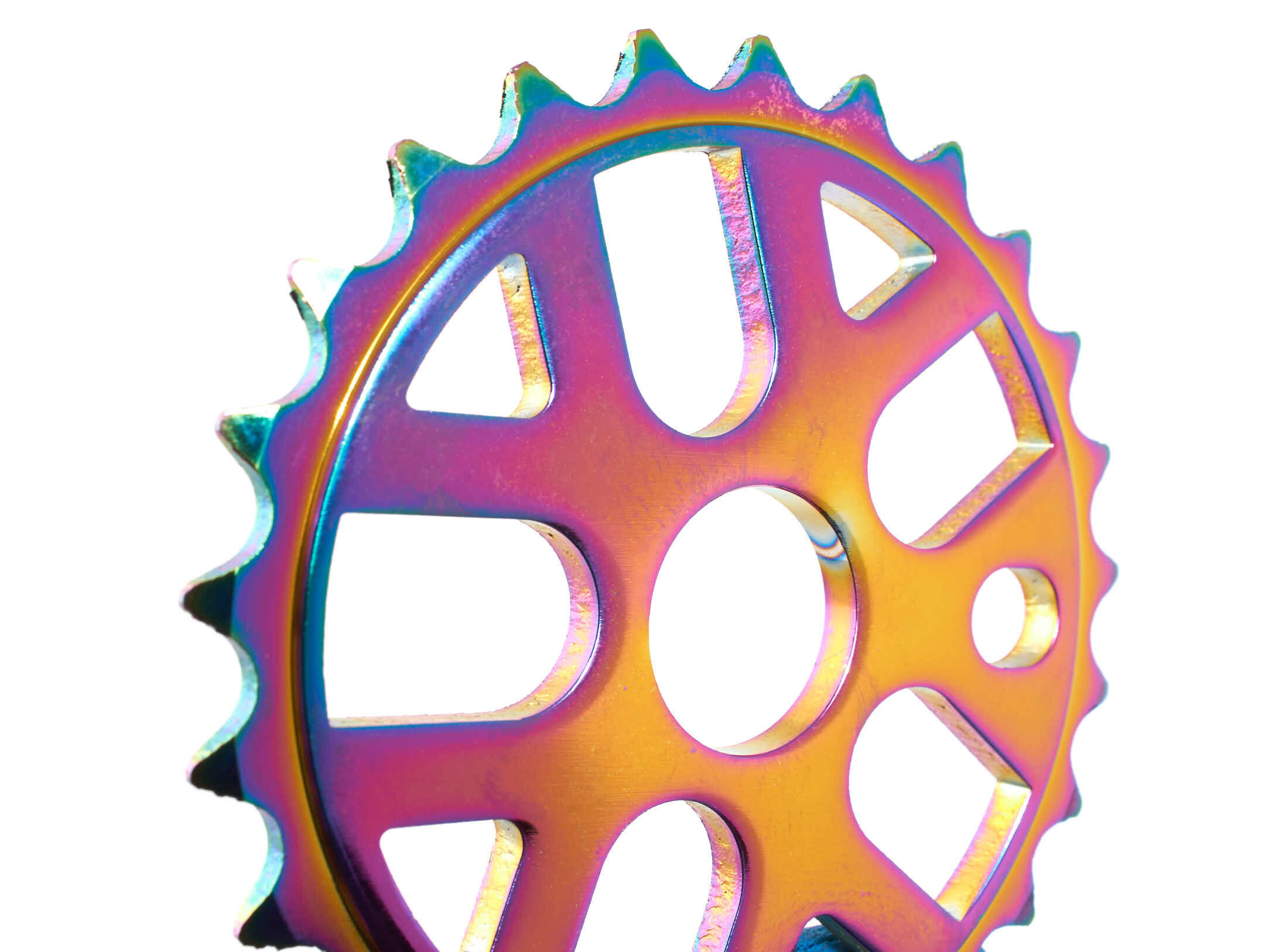BMX PLATO MVP OIL SLICK ALU 25T KHEBIKES 4/5