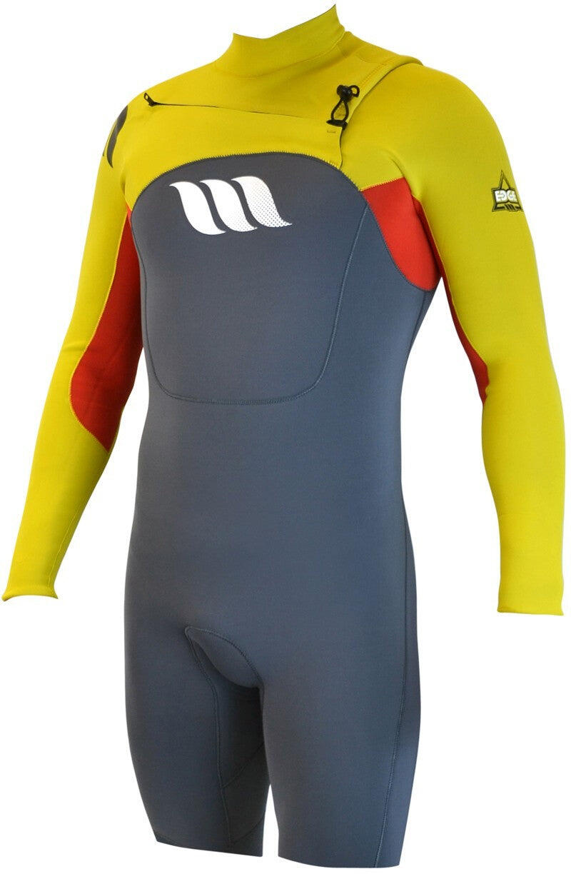 WEST SURFING WEST - Fato de surf - Edge Spring Suit fecho frontal 2/2mm - Citrus