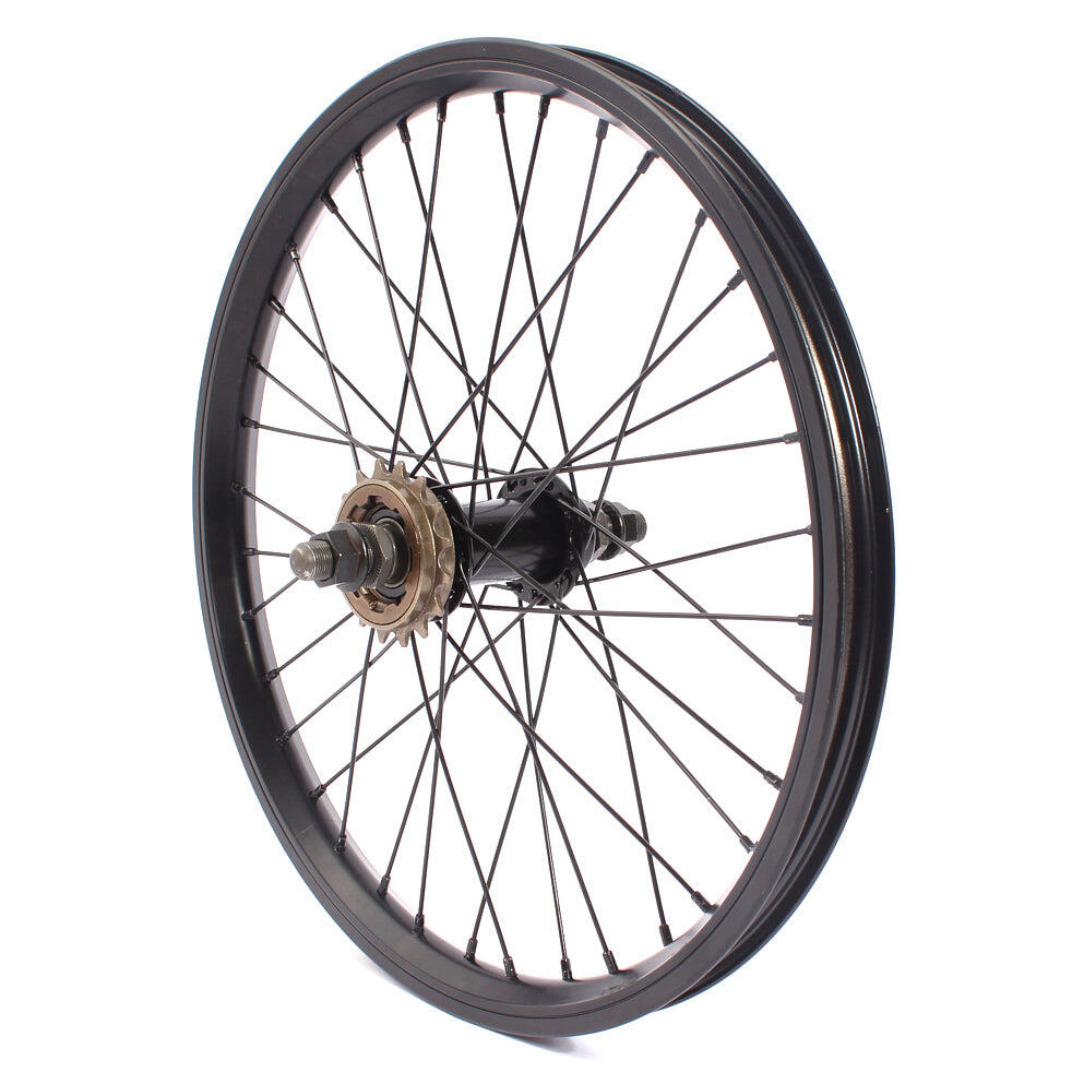 BMX Training Wheel (Rear) Blaze Black 18" 14mm KhebiKes