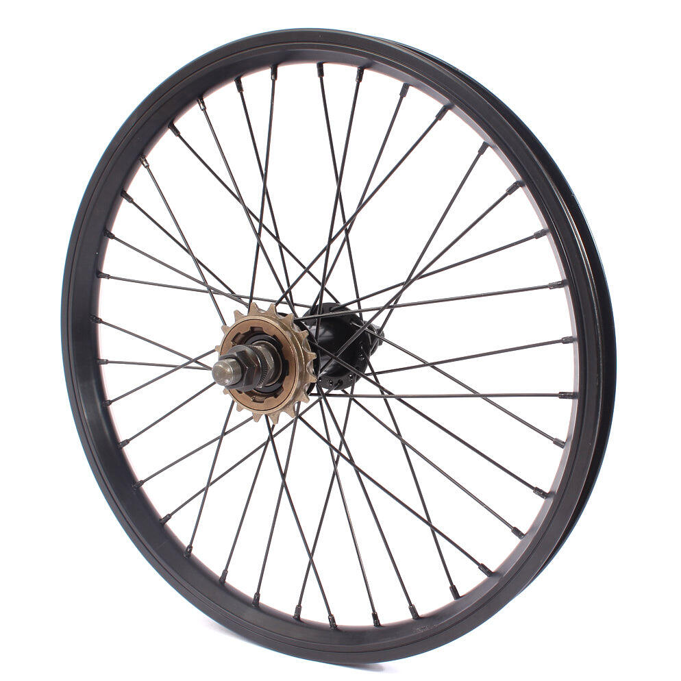 RUEDA TRASERA BMX BLAZE NEGRA 18" 14MM KHEBIKES 4/4